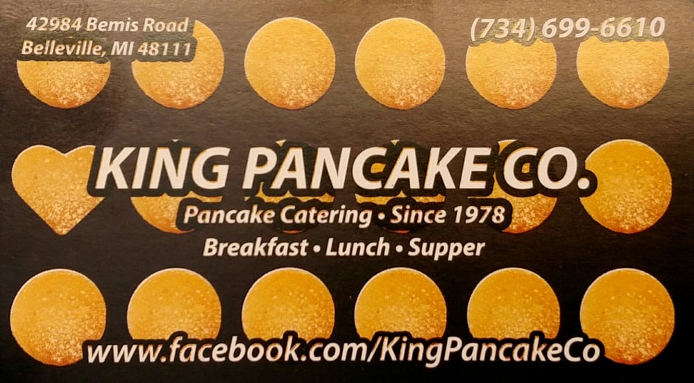 King Pancake Caterers Belleville, MI Phone Number Yelp