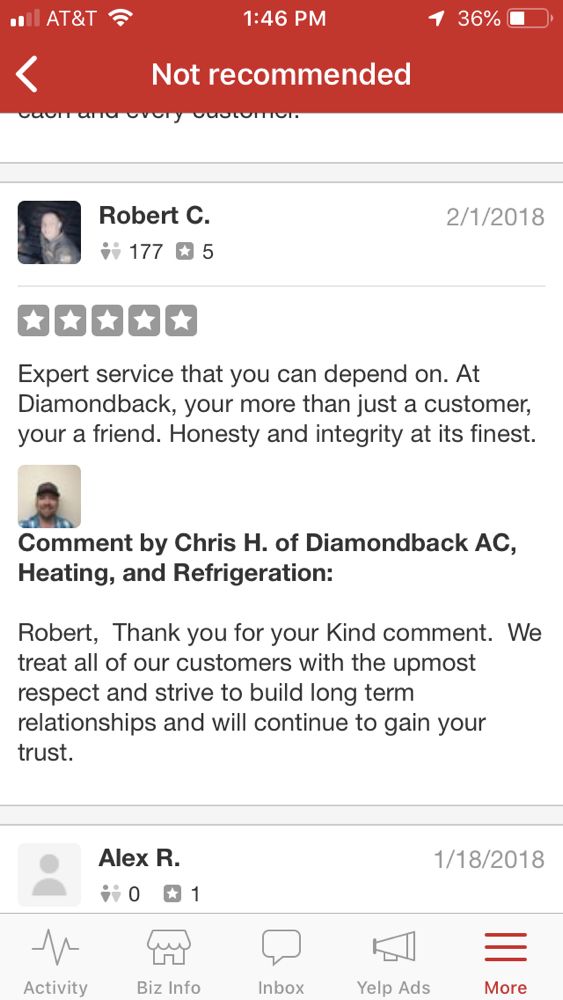 Diamondback A/C, Heating & Refrigeration