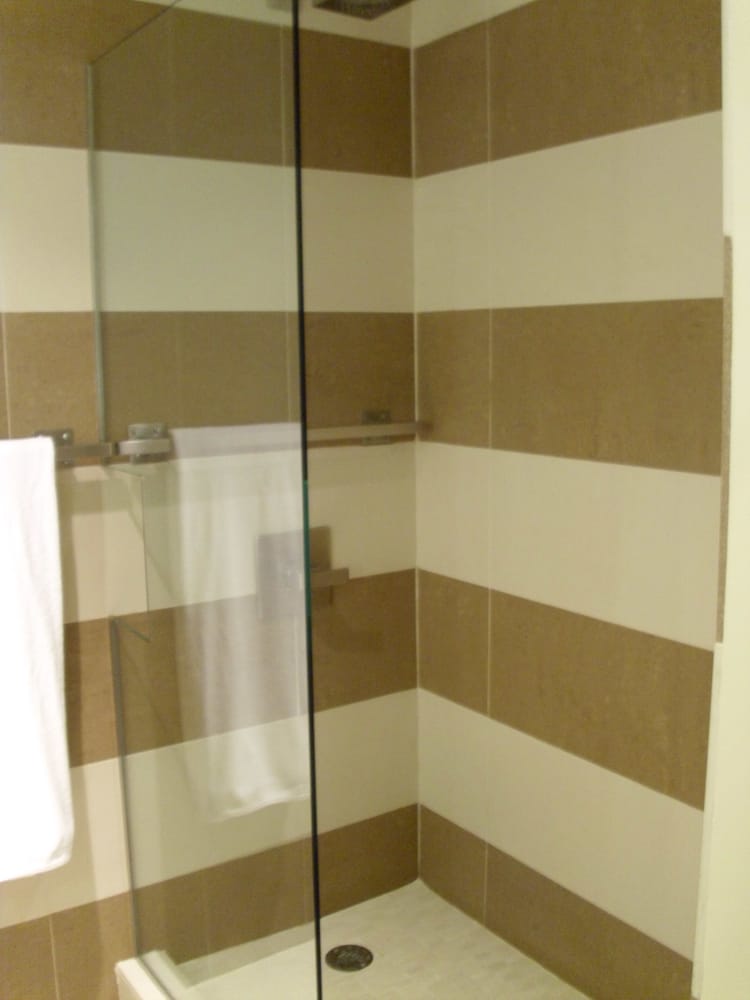 The Half Shower Door Was Strange And Made Showering Impossible Photo Of Hotel Fifty Portland Or United States The Half Shower Door