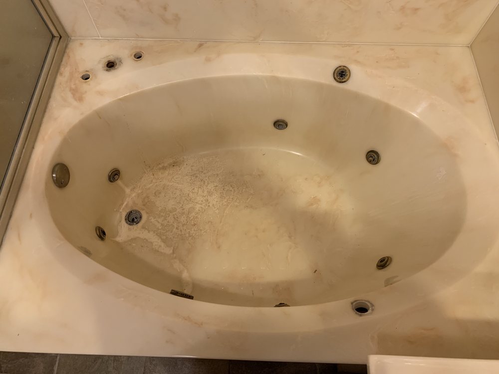 Before Damaged Jacuzzi Cultured Marble Bathtub Yelp