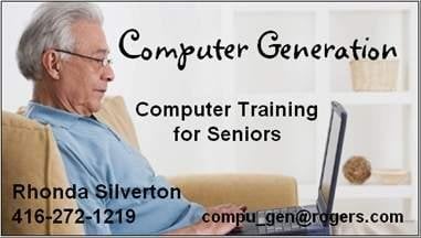 Computer Generation - Computer Training for Seniors