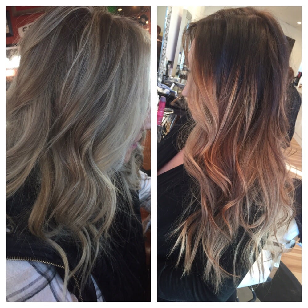 Two different kinds of blondes I did, foil and balayage techniques ... Two different kinds of blondes I did, foil and balayage techniques ...