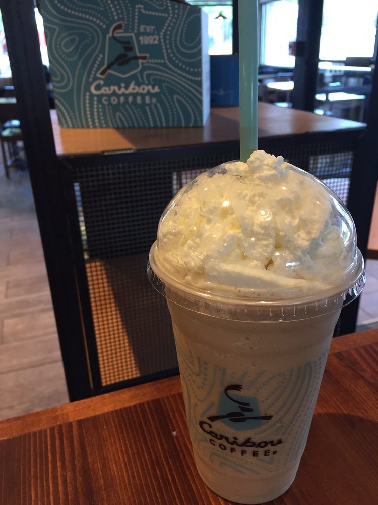 Vanilla White Mocha Fre Yelp Photo Of Caribou Coffee Bagel Lakewood Co United States Vanilla White