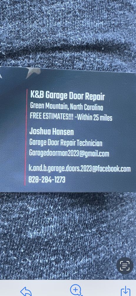 K And B Garage Doors
