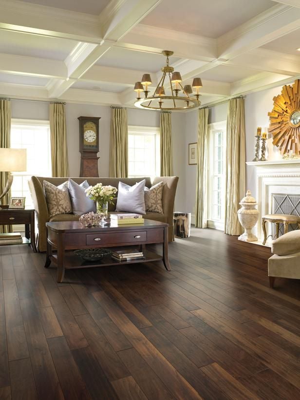 Warm Dark Hardwood Floors Add To The Elegance Of This Living Room Yelp Photo Of Mercury Carpet Flooring Jacksonville Fl United States Warm Dark