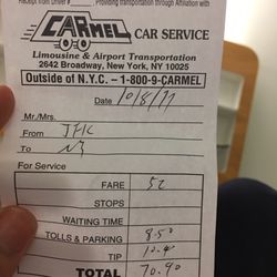 car service nyc 38 reviews limos 348 west 57 st hells car service receipt