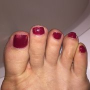Modern Nail Studio 95 Photos 191 Reviews Salons 1961 Photo Of Modern Nail Studio Mclean Va United States Smudged Pedi At