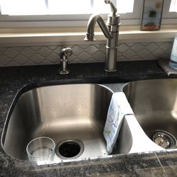 Granite Works Countertop Installation 133 William Donnelly Indus Photo Of Granite Works Waverly Ny United States Sprayer Installed 6 Inches