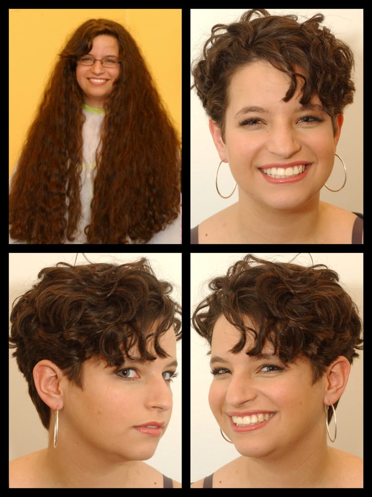 Long To Short Makeovers Best Hair Styles Very Long To Short Curly Makeover Yelp