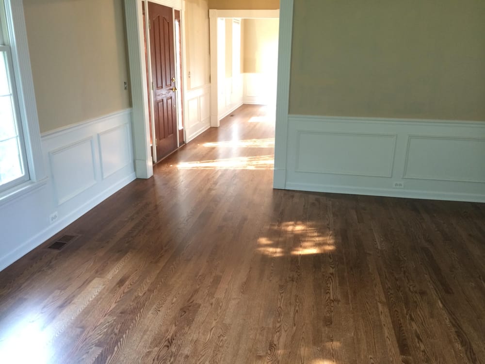 2 1 4 Unfinished Red Oak Hardwood Flooring Was Installed Sanded Photo Of The Flooring Ninja Arlinghton Heights Il United States 2