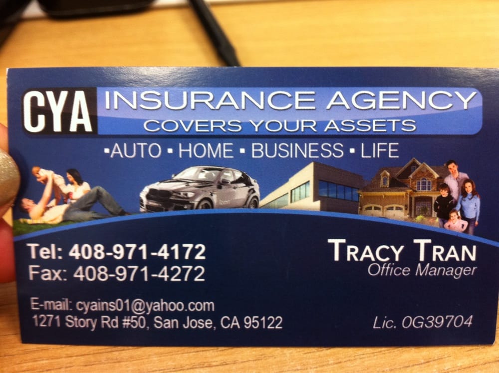 Cya Insurance Agency Insurance 1271 Story Rd, East San