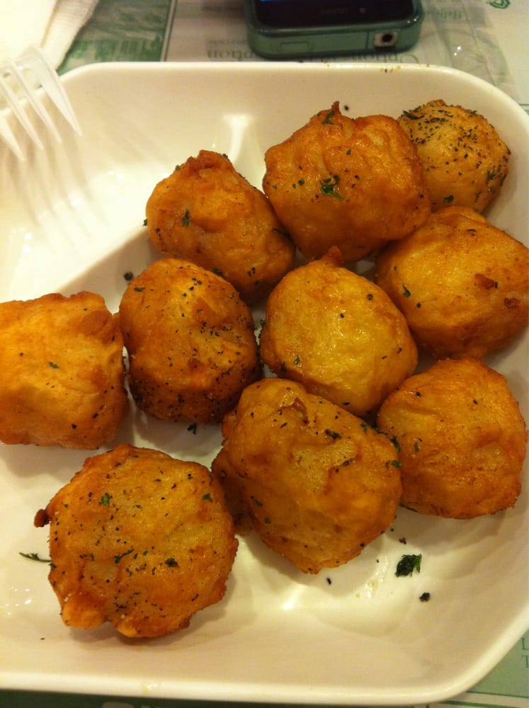 Deep fried fish balls inside have cod roe Yelp