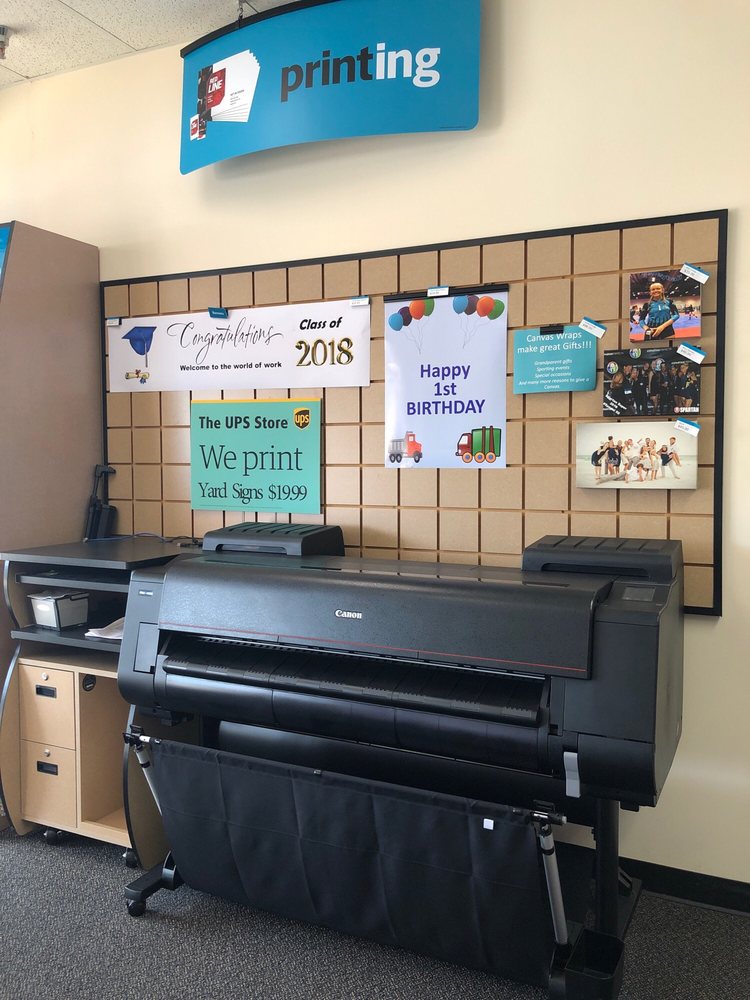 ups store canvas prints