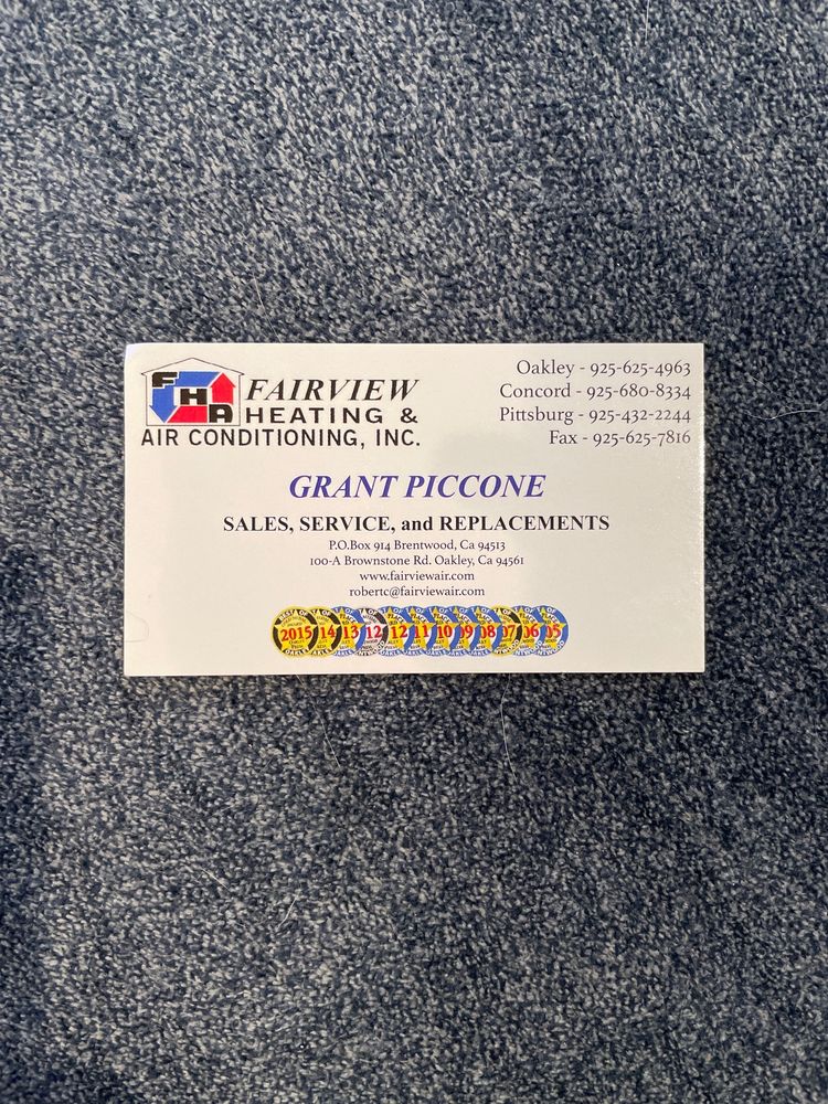 image of business Fairview Heating & Air Conditioning