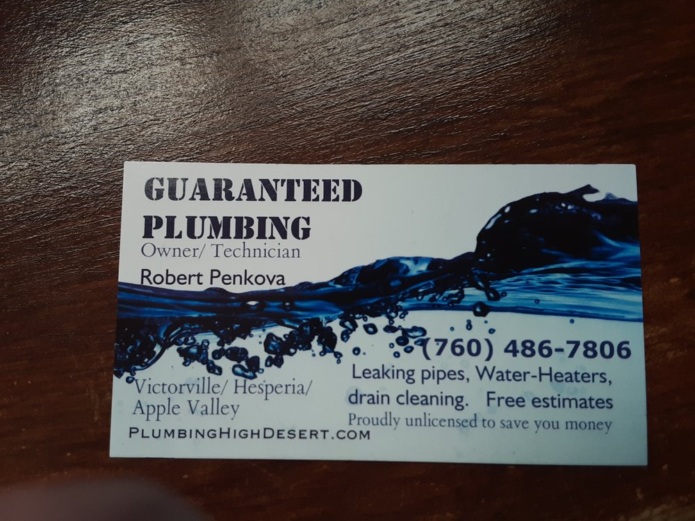 Guaranteed Plumbing