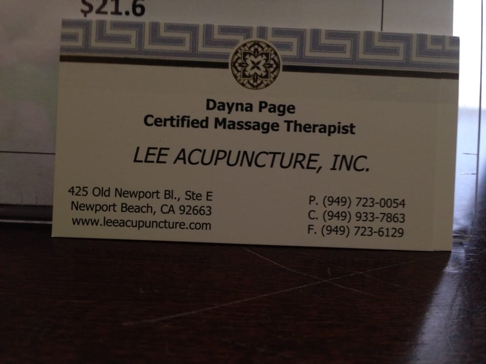 Lee Acupuncture 100 Reviews Acupuncture 425 Old Newport Blvd