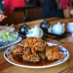 Photo of Great China - Berkeley, CA, United States. Mandarin Chicken Wings - fantastic dish.