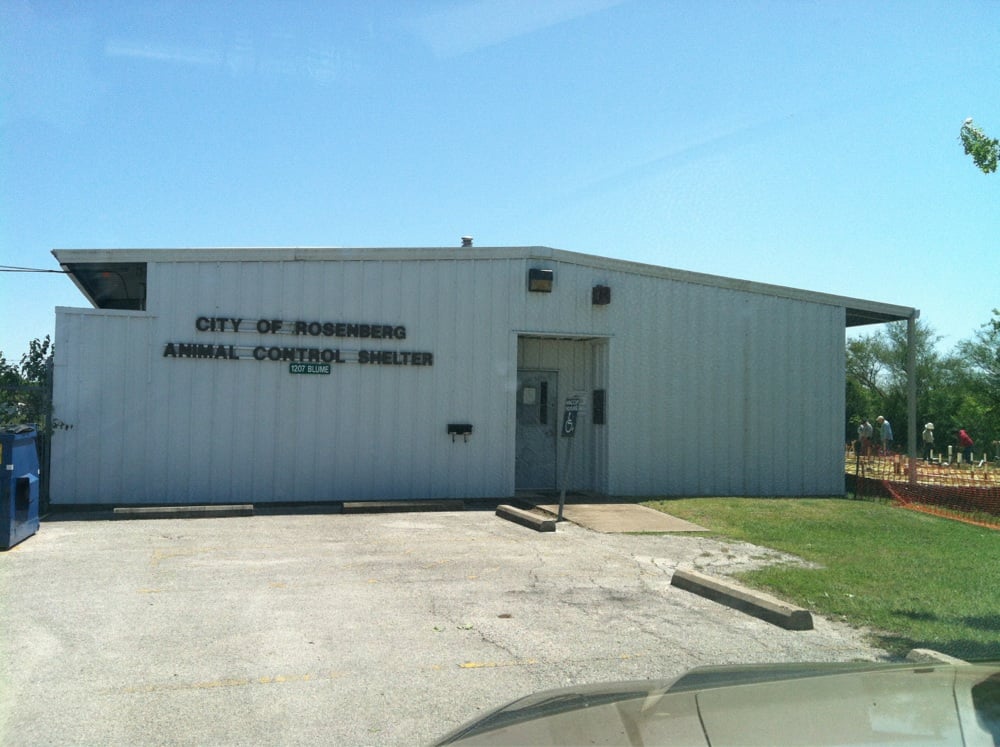 City Of Rosenberg Animal Control Animal Shelters 1207 Blume Rd
