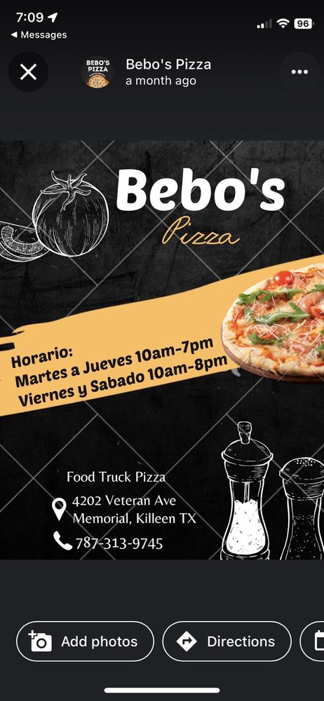Bebo’s Pizza