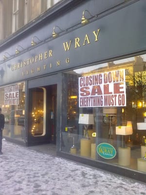 christopher wray lighting closed