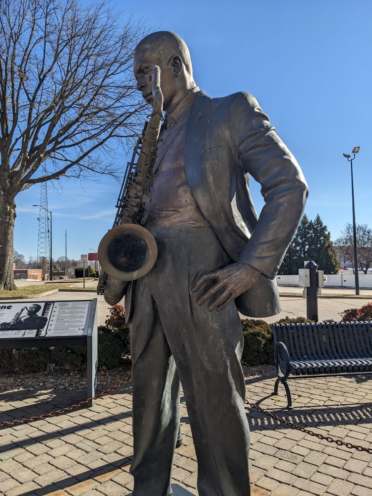 John Coltrane Statue