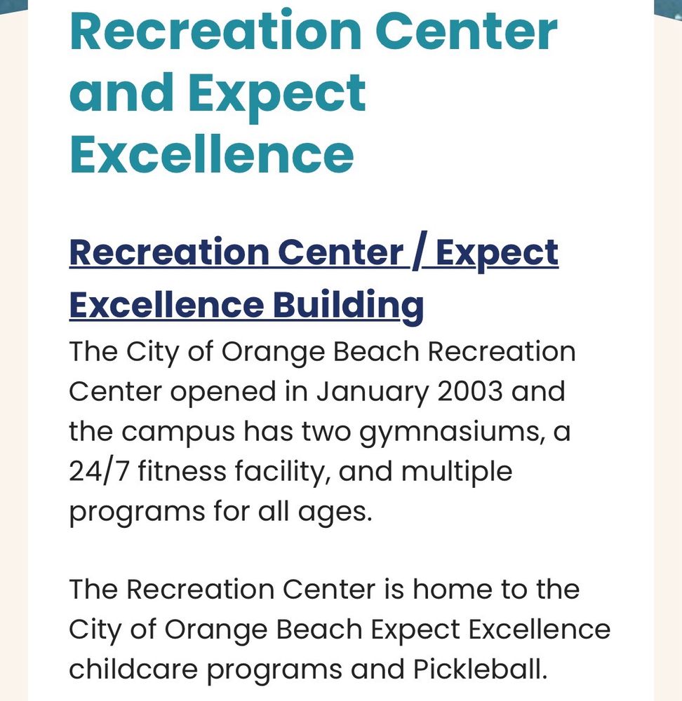 Orange Beach Recreation Center Image