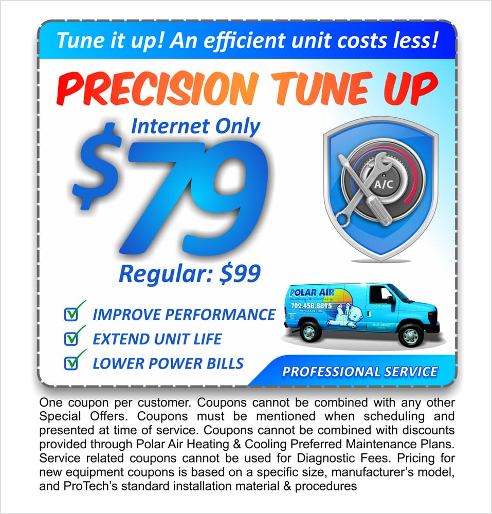 Here Is A Great Coupon To Use For Tune Up Yelp Photo Of Polar Air Heating Cooling Las Vegas Nv United States