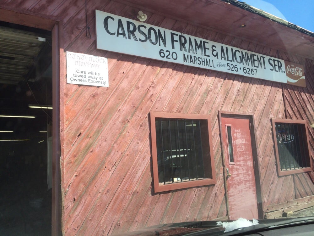 Carson Frame and Alignment Service Tires 620 Marshall Ave, Downtown