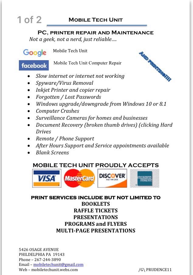 Mobile Tech Unit