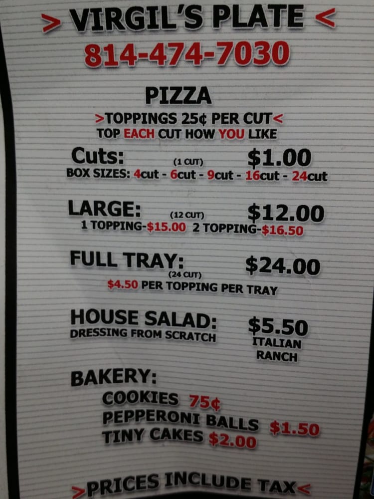 Virgil's Plate