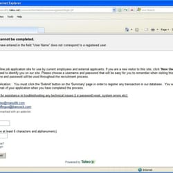 taleo applicant tracking system