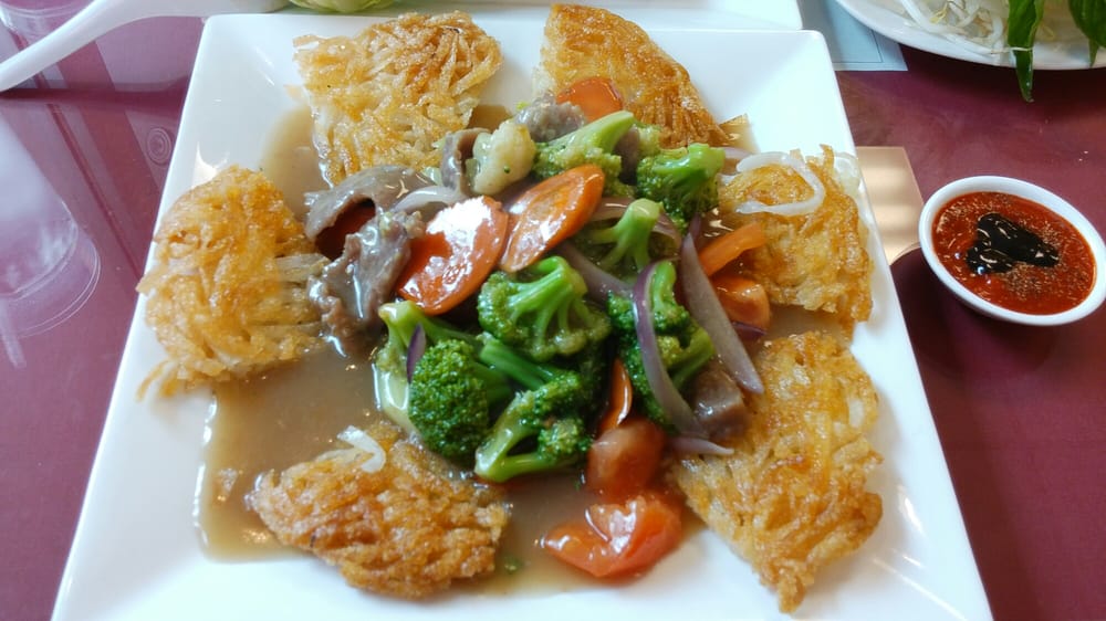 Pho Ap Chao Bo (fried pho with beef) Yelp