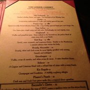 The Wellesbourne - Los Angeles, CA, United States. Drink menu