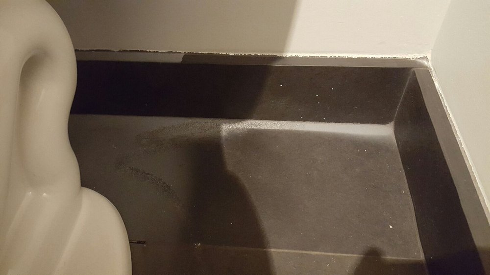 Glazemaster Left Paint All Over My Bathroom Floor Yelp Photo Of Glaze Master Bathtub Refinishing Buda Il United States Glazemaster Left