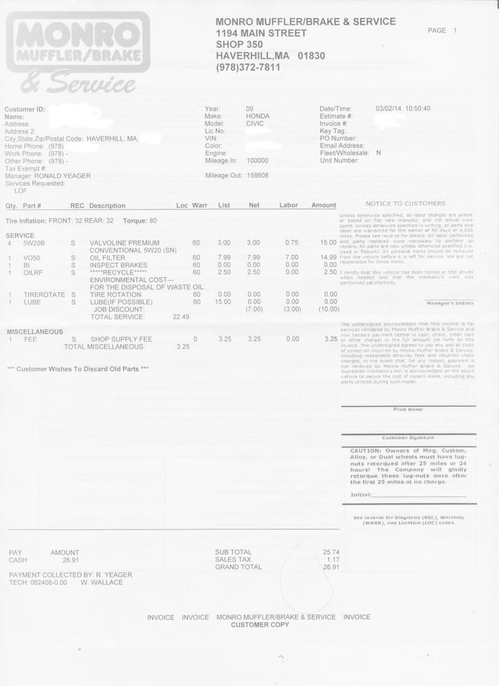 Monro Muffler Brake & Service 11 Photos & 12 Reviews Tires 1194