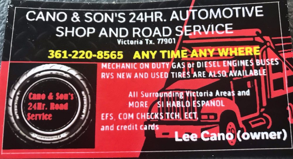 Cano & Sons 24 Hour Road Service