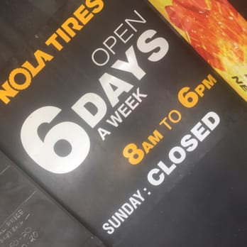 Tire Places Open On Sunday >> Nola Tires Tires 597 Holmes Blvd Gretna La Phone Number Yelp Tire Places Open On Sunday >> Nola Tires Tires 597 Holmes Blvd Gretna La Phone Number Yelp