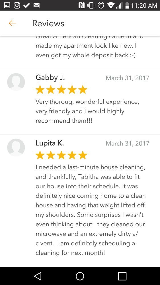 Photos For Great American Cleaning Services Yelp