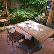Photo of The Red Hen - Lexington, VA, United States. There's a small outdoor area to enjoy your meal at. Covered and private.