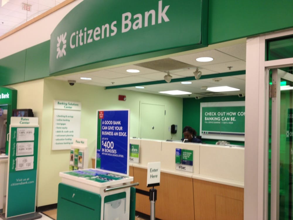 citizen bank stop shop hours