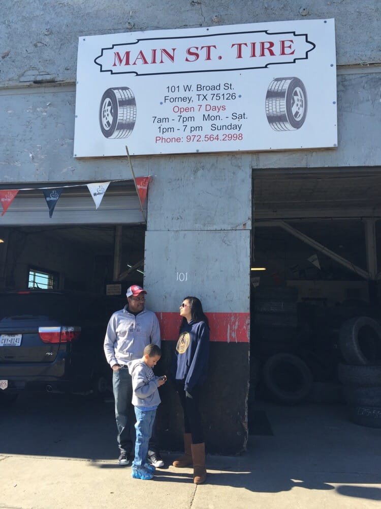 Main Street Tires Tires 101 W Broad St, Forney, TX Phone Number