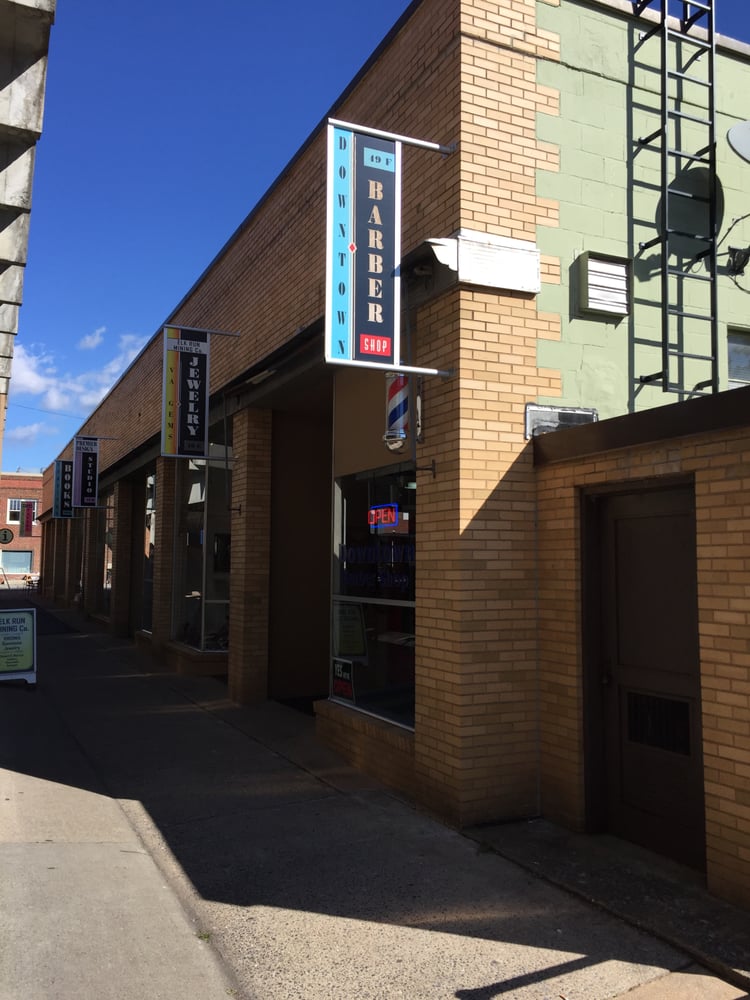 Downtown Barber Shop Logo