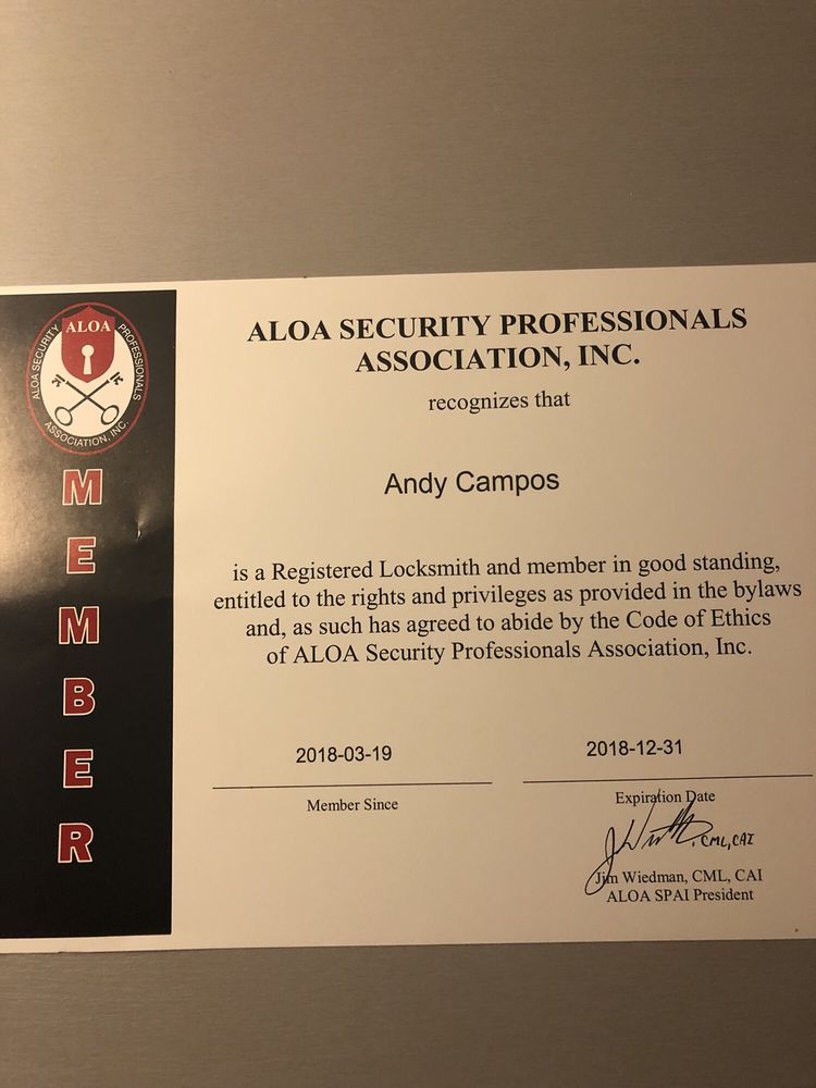 Locksmith Andy