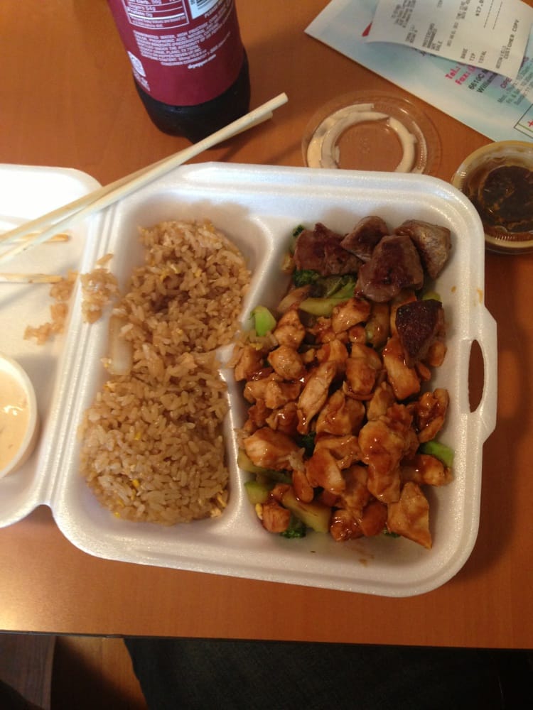 Hibachi chicken and steak - Yelp
