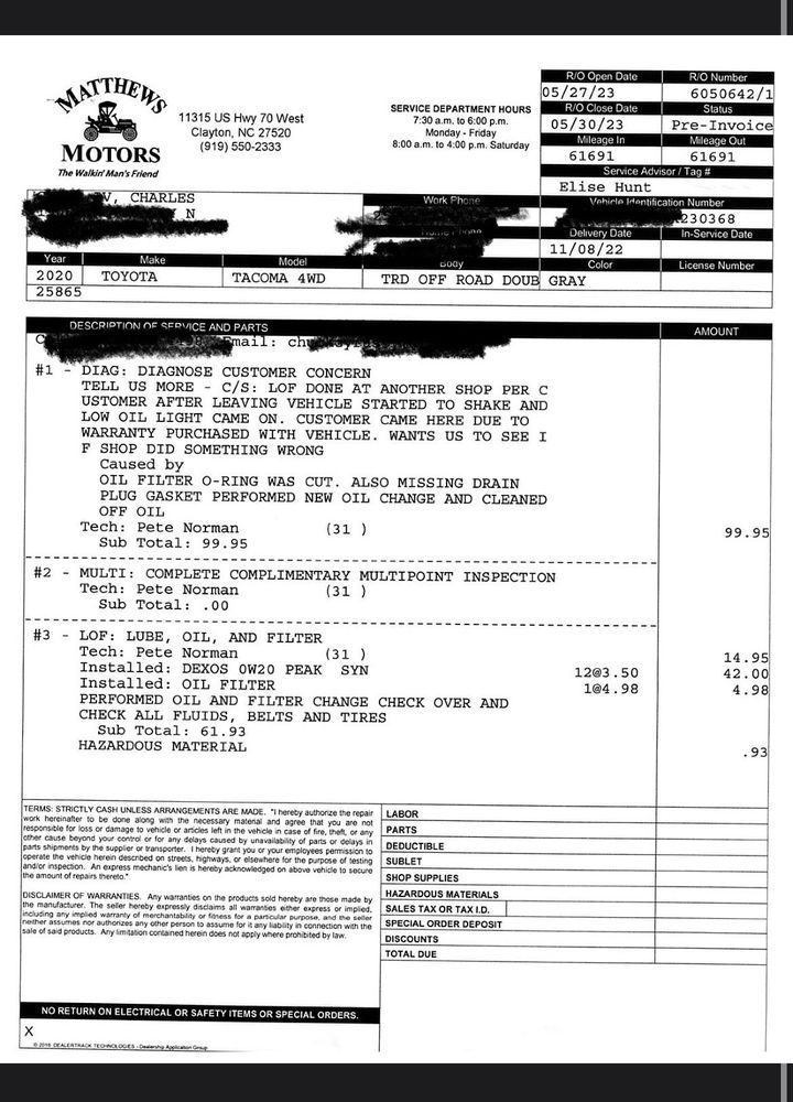 Valvoline Instant Oil Change