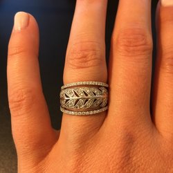 Brilliant Earth 22 Reviews Jewelry 100 Fillmore St Cherry Photo Of Brilliant Earth Denver Co United States Trying On Wedding Bands