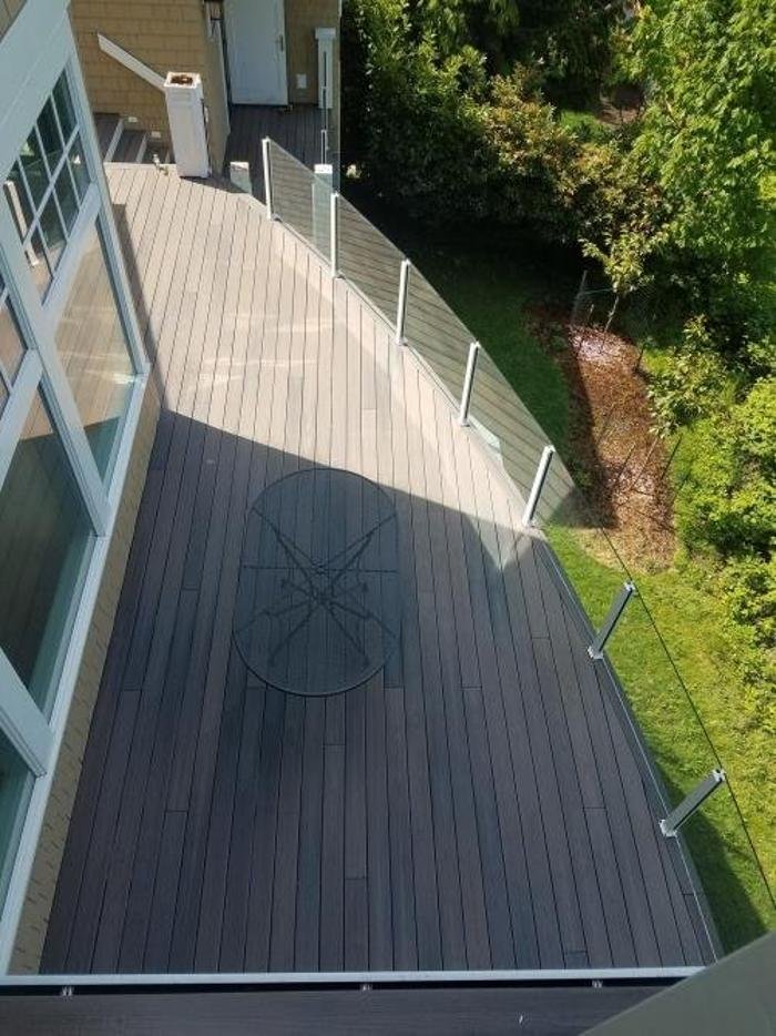 Island Deck and Rail