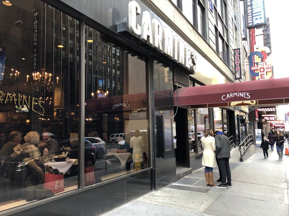 Exterior Yelp Photo Of Carmine S Italian Restaurant Times Square New York Ny United States