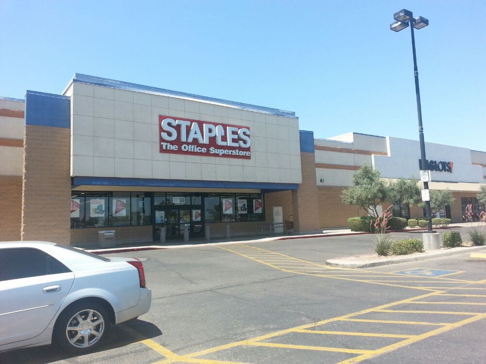 Staples CLOSED Office Equipment 2020 N 75th Ave, Phoenix, AZ