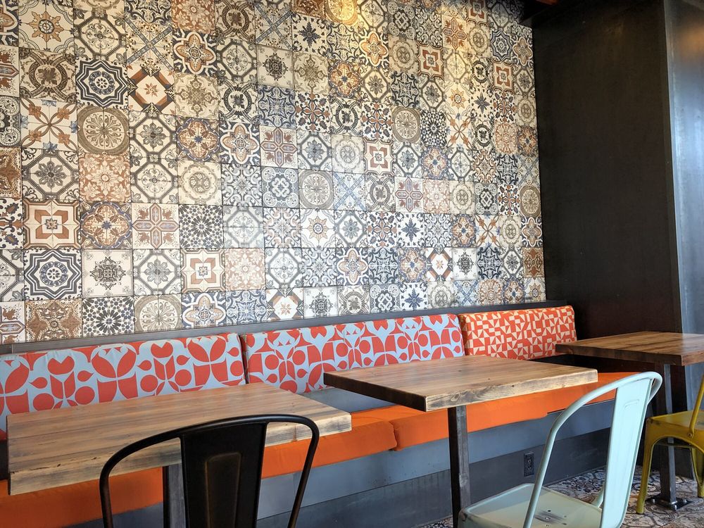 Beautiful Mosaic Tiles And Upholstery Yelp Photo Of Mezeh Terranean Grill Fairfax Va United States Beautiful Mosaic Tiles